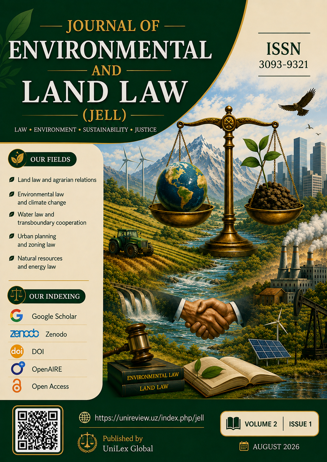 					View Vol. 2 No. 1 (2026): Ekologiya va yer huquqi  / Environmental and Land Law
				
